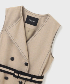 GRACE CONTINENTAL アシンメトリーカラーワンピース