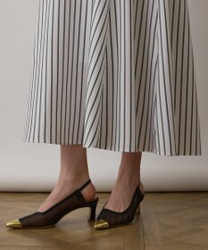 GRACE CONTINENTAL ストライプシャツワンピース