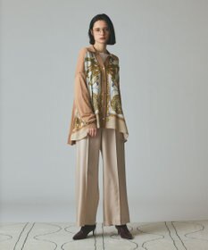 GRACE CONTINENTAL スカーフコンビカーディガン