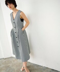 GRACE CONTINENTAL チェックジャンパースカート