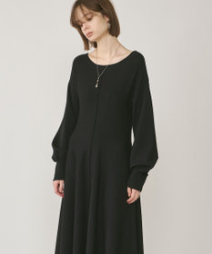 GRACE CONTINENTAL バックオープンニットワンピース