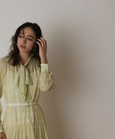 GRACE CONTINENTAL ハートストライプワンピース