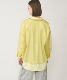 GRACE CONTINENTAL チュールレイヤードシャツ