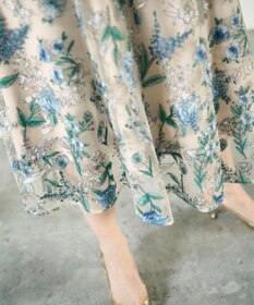 GRACE CONTINENTAL フラワーマーメイドドレス