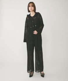 GRACE CONTINENTAL キカレースフード付トップ