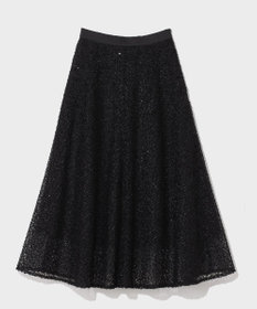 GRACE CONTINENTAL フェザーembドレス