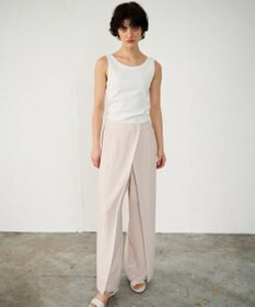 GRACE CONTINENTAL テレコノースリーブ ホワイト