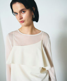 GRACE CONTINENTAL フリルキャミソール