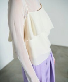 GRACE CONTINENTAL フリルキャミソール