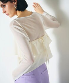 GRACE CONTINENTAL フリルキャミソール