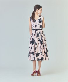 GRACE CONTINENTAL バイカラーボタニカルドレス