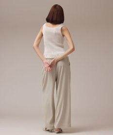 GRACE CONTINENTAL シアーフリルニットトップ