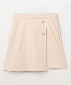 GRACE CONTINENTAL フェイクレザーミニスカート