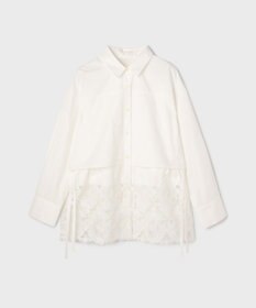 GRACE CONTINENTAL レースティアードシャツ