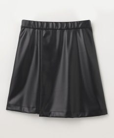 GRACE CONTINENTAL フェイクレザーミニスカート