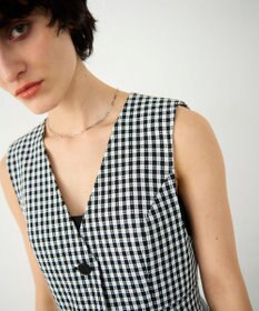 GRACE CONTINENTAL チェックジャンパースカート