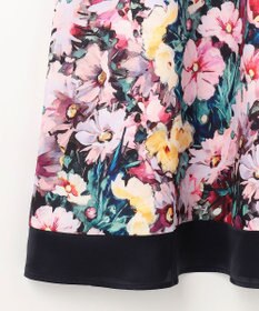 GRACE CONTINENTAL グラデフラワープリントスカート