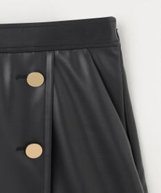 GRACE CONTINENTAL フェイクレザーミニスカート