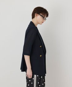 GRACE CONTINENTAL シアーハーフスリーブジャケット
