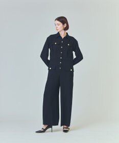 GRACE CONTINENTAL バックサテンオールインワン