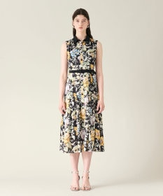 GRACE CONTINENTAL ボタニカルプリントワンピース