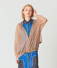 GRACE CONTINENTAL シアーニットフーディ