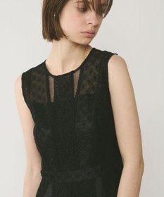 GRACE CONTINENTAL レースパッチワークドレス