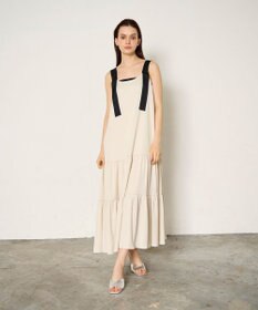 GRACE CONTINENTAL ティアードロングワンピース キナリ