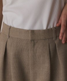 GRACE CONTINENTAL リネンライクショートパンツ