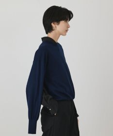 GRACE CONTINENTAL ウールスリットニットトップ