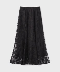 GRACE CONTINENTAL エンブロイダリーフレアスカート