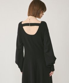 GRACE CONTINENTAL バックオープンニットワンピース