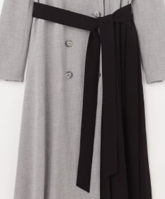 GRACE CONTINENTAL ウールタッチバイカラードレス