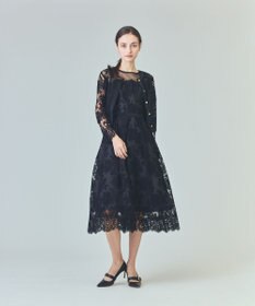 GRACE CONTINENTAL リバーレースドレス