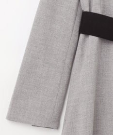 GRACE CONTINENTAL ウールタッチバイカラードレス