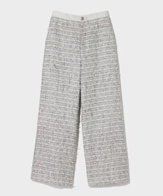 GRACE CONTINENTAL ツイードイージーパンツ