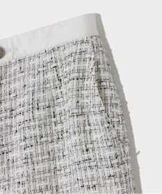 GRACE CONTINENTAL ツイードイージーパンツ