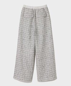 GRACE CONTINENTAL ツイードイージーパンツ