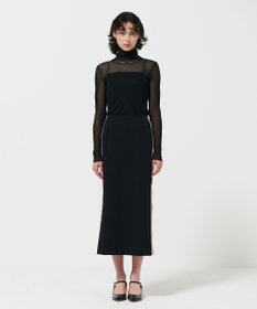 GRACE CONTINENTAL サイドラインジャージスカート