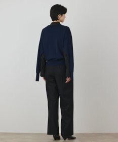 GRACE CONTINENTAL ウールタックワイドパンツ