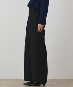 GRACE CONTINENTAL ウールタックワイドパンツ