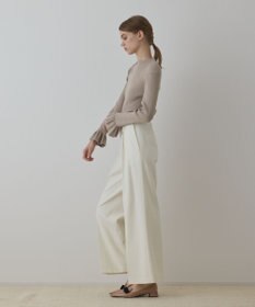 GRACE CONTINENTAL ラメリブニットトップ