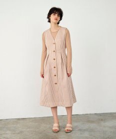GRACE CONTINENTAL チェックジャンパースカート