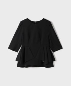 GRACE CONTINENTAL トリアセペプラムトップ