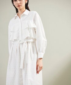 箔ドットシャツドレス / GRACE CONTINENTAL | GRACE CONTINENTAL