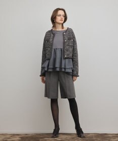 GRACE CONTINENTAL スーツ地ハーフパンツ