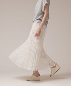 GRACE CONTINENTAL レースプリーツスカート