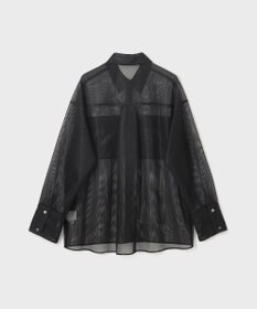 GRACE CONTINENTAL メッシュオーバーシャツ