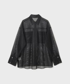 GRACE CONTINENTAL メッシュオーバーシャツ