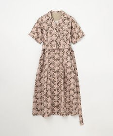 GRACE CONTINENTAL パームモチーフシャツワンピース